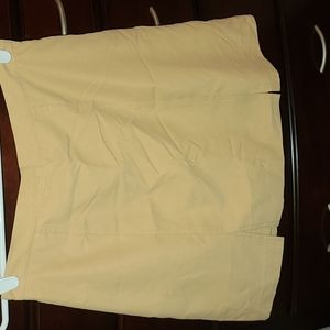 Izod Tan Golf Skort